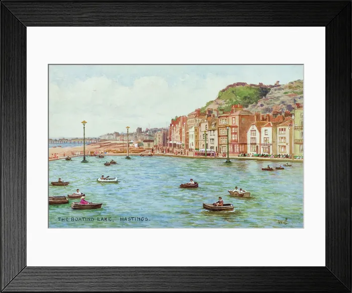 Framed Print : Boating Lake, Hastings, East Sussex Framed Print : Boating Lake, Hastings, East Sussex