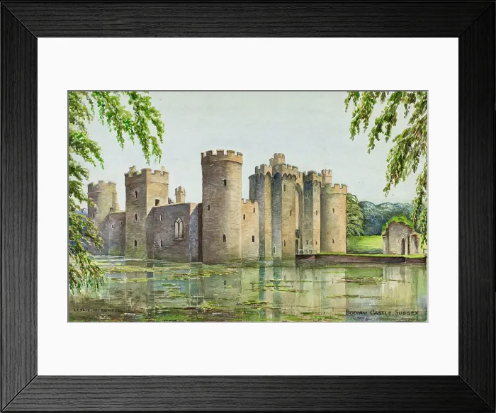 Framed Print : Bodiam Castle, East Sussex Framed Print : Bodiam Castle, East Sussex