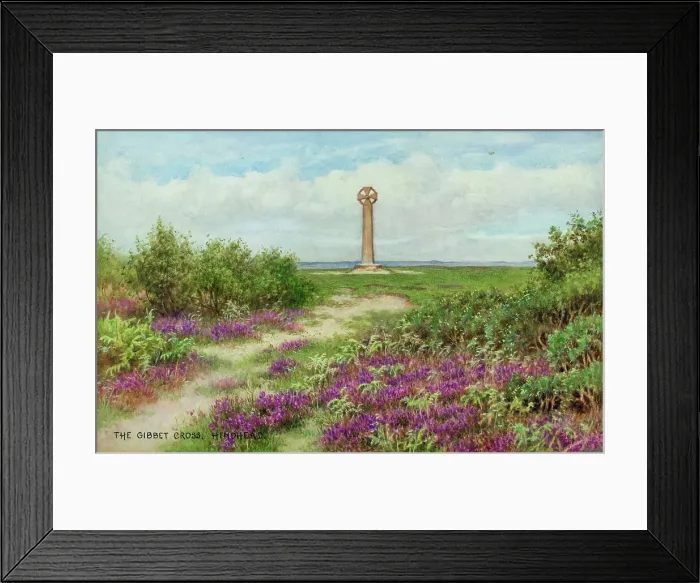 Framed Print : The Gibbet Cross, Hindhead, Surrey Framed Print : The Gibbet Cross, Hindhead, Surrey