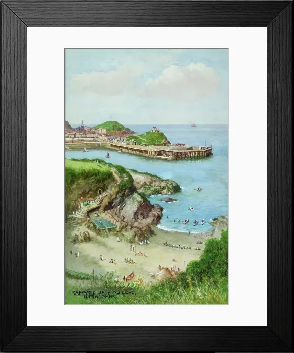 Framed Print : Rapparee Bathing Cove, Ilfracombe, Devon Framed Print : Rapparee Bathing Cove, Ilfracombe, Devon