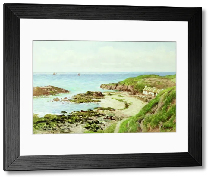 Framed Print : Beach at Niarbyl, Peel, Isle of Man Framed Print : Beach at Niarbyl, Peel, Isle of Man