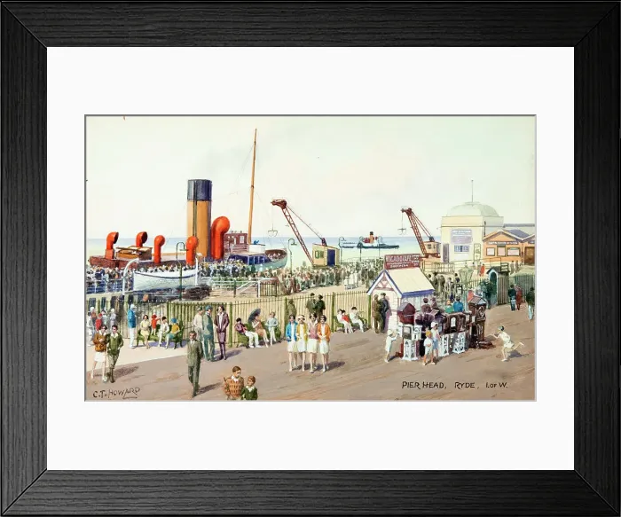 Framed Print : Pier Head, Ryde, Isle of Wight Framed Print : Pier Head, Ryde, Isle of Wight