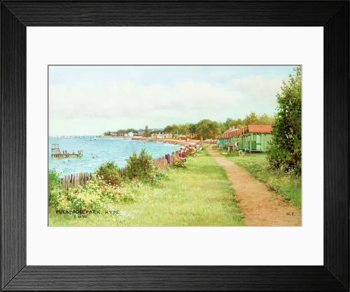 Framed Print : Puckpool Park, Ryde, Isle of Wight Framed Print : Puckpool Park, Ryde, Isle of Wight