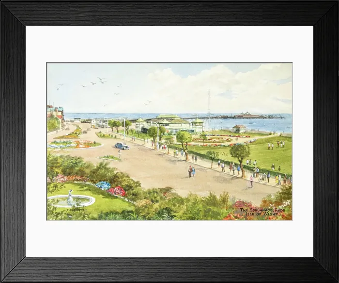 Framed Print : Esplanade, Ryde, Isle of Wight Framed Print : Esplanade, Ryde, Isle of Wight