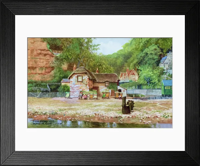 Framed Print : Fisherman's Cottage, Shanklin Chine, Isle of Wight Framed Print : Fisherman's Cottage, Shanklin Chine, Isle of Wight