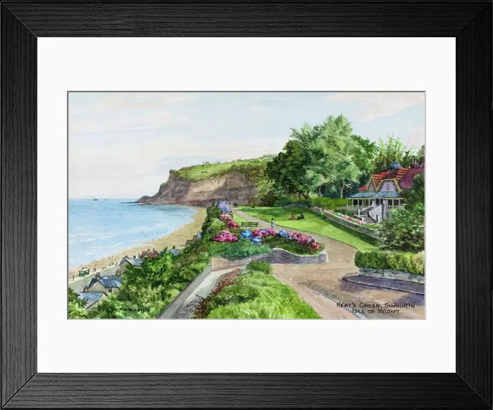 Framed Print : Keats Green, Shanklin, Isle of Wight Framed Print : Keats Green, Shanklin, Isle of Wight