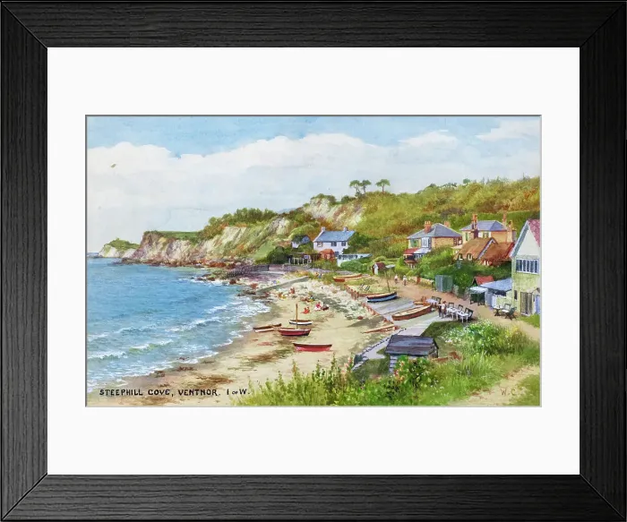 Framed Print : Steephill Cove, Ventnor, Isle of Wight Framed Print : Steephill Cove, Ventnor, Isle of Wight