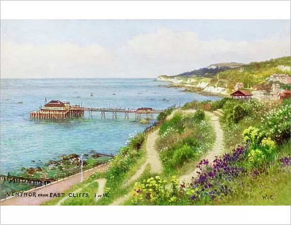 Ventnor, Isle of Wight, viewed from East Cliffs