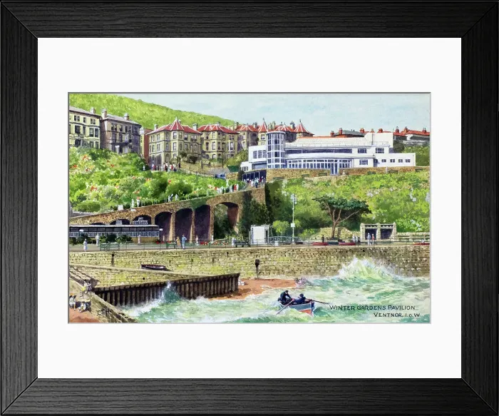 Framed Print : Winter Gardens Pavilion, Ventnor, Isle of Wight Framed Print : Winter Gardens Pavilion, Ventnor, Isle of Wight