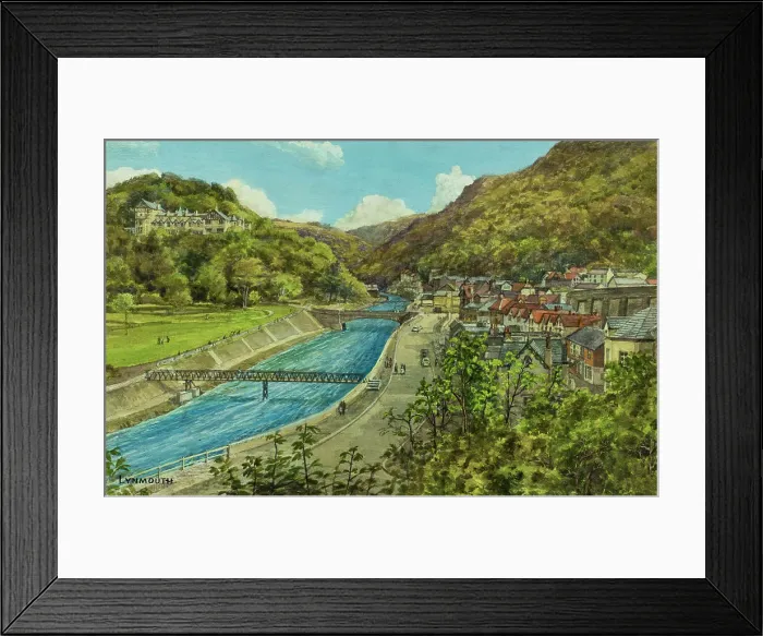 Framed Print : Lynmouth, Devon Framed Print : Lynmouth, Devon