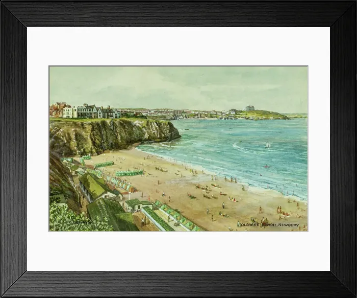 Framed Print : Tolcarne Beach, Newquay, Cornwall Framed Print : Tolcarne Beach, Newquay, Cornwall