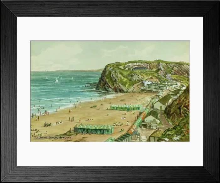 Framed Print : Tolcarne Beach, Newquay, Cornwall Framed Print : Tolcarne Beach, Newquay, Cornwall