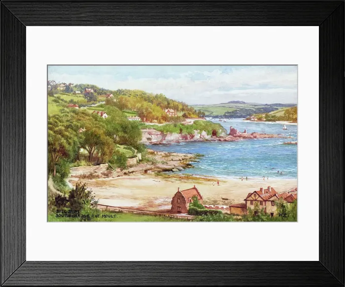 Framed Print : South Sands and The Moult, Salcombe, Devon Framed Print : South Sands and The Moult, Salcombe, Devon