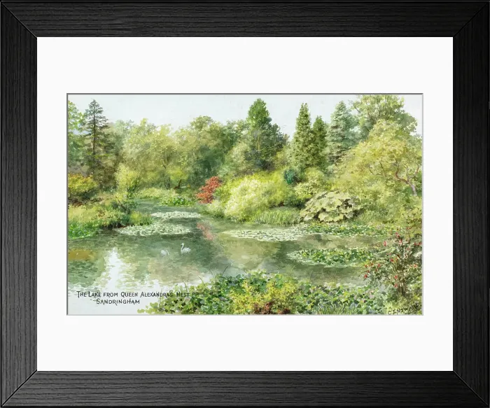 Framed Print : The Lake, Sandringham, Norfolk Framed Print : The Lake, Sandringham, Norfolk