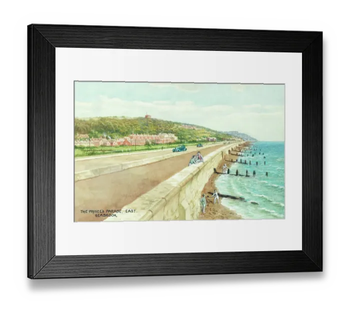 Framed Print : Prince's Parade, East, Seabrook, Kent Framed Print : Prince's Parade, East, Seabrook, Kent