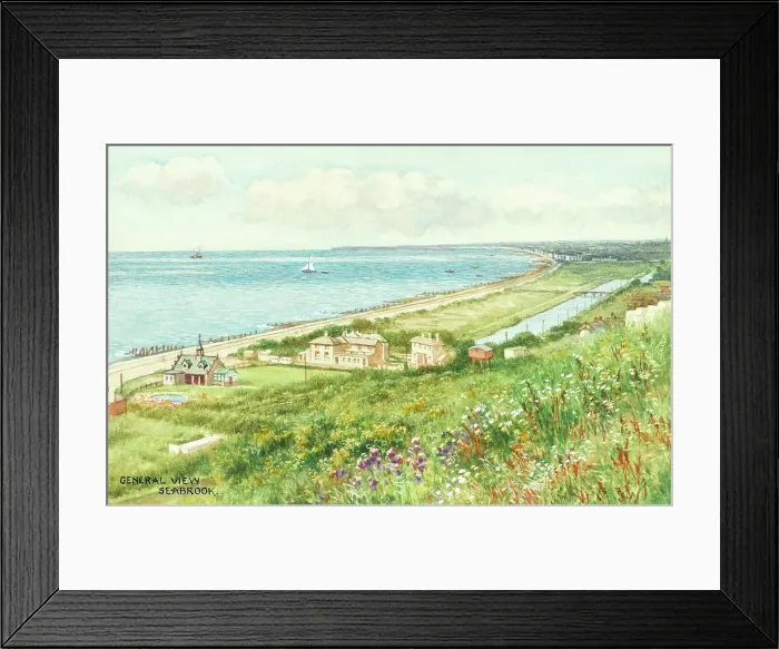 Framed Print : Seabrook, Kent Framed Print : Seabrook, Kent