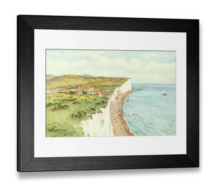 Framed Print : Birling Gap, Seaford, East Sussex Framed Print : Birling Gap, Seaford, East Sussex