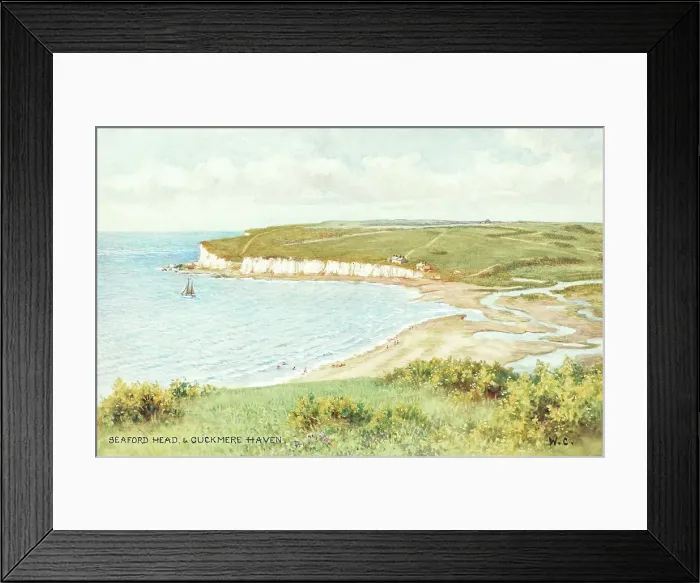 Framed Print : Seaford Head and Cuckmere Haven, East Sussex Framed Print : Seaford Head and Cuckmere Haven, East Sussex