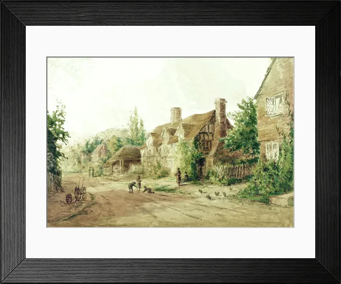 Framed Print : Cottages at Otford, near Sevenoaks, Kent Framed Print : Cottages at Otford, near Sevenoaks, Kent