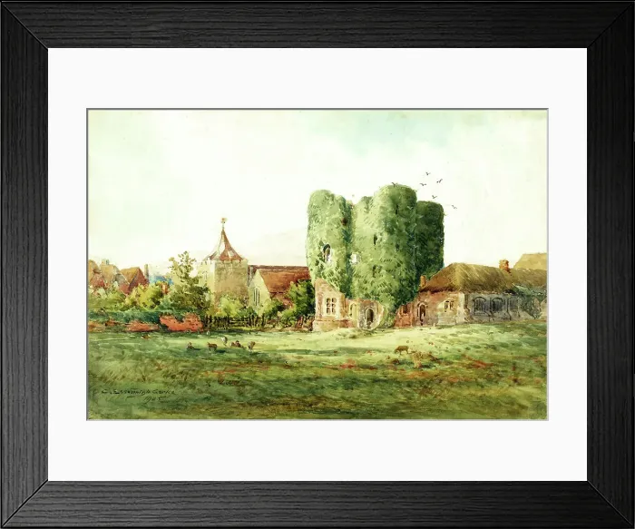 Framed Print : Otford Castle, near Sevenoaks, Kent Framed Print : Otford Castle, near Sevenoaks, Kent