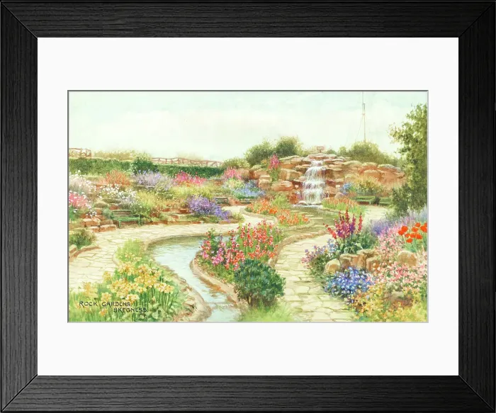 Framed Print : Rock Gardens, Skegness, Lincolnshire Framed Print : Rock Gardens, Skegness, Lincolnshire
