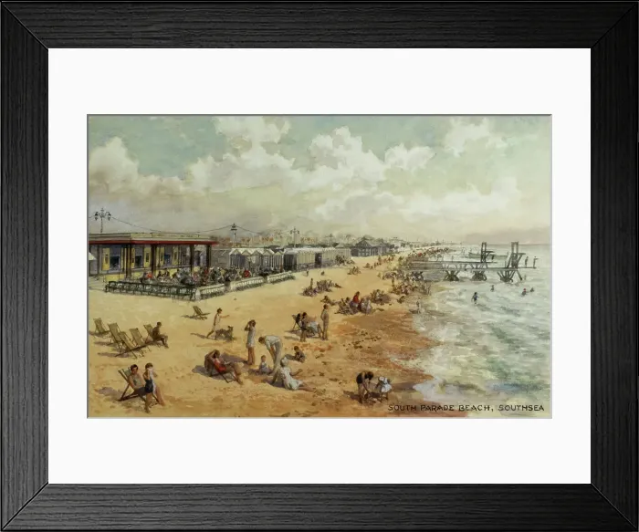 Framed Print : South Parade Beach, Southsea, Hampshire Framed Print : South Parade Beach, Southsea, Hampshire