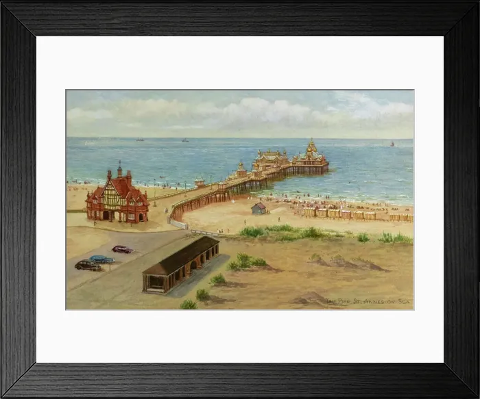 Framed Print : Pier, St-Annes-on-Sea, Lancashire Framed Print : Pier, St-Annes-on-Sea, Lancashire