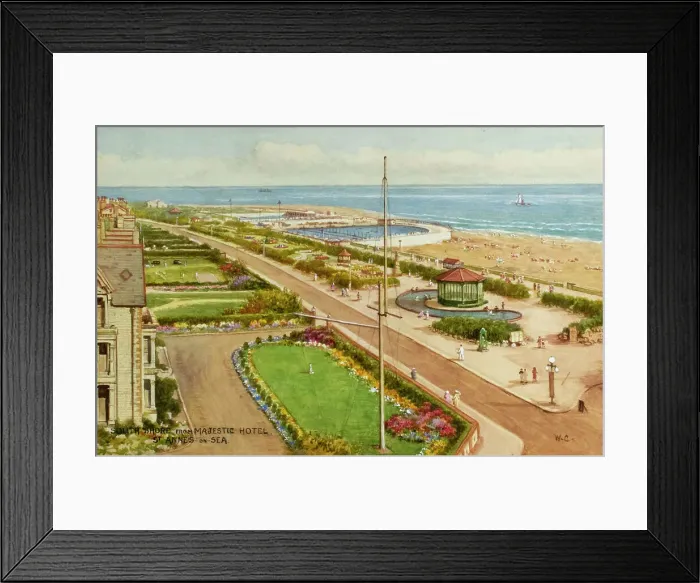 Framed Print : South Shore from Majestic Hotel, St-Annes-on-Sea, Lancashire Framed Print : South Shore from Majestic Hotel, St-Annes-on-Sea, Lancashire