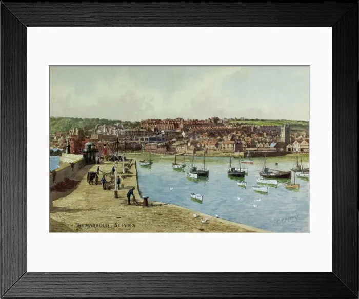 Framed Print : Harbour, St Ives, Cornwall Framed Print : Harbour, St Ives, Cornwall
