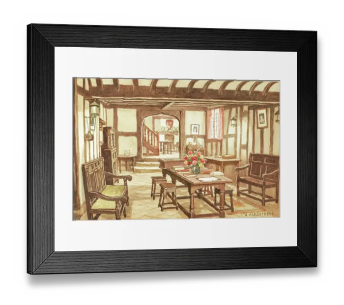 Framed Print : The Reading Room, Harvard House, Stratford-upon-Avon Framed Print : The Reading Room, Harvard House, Stratford-upon-Avon