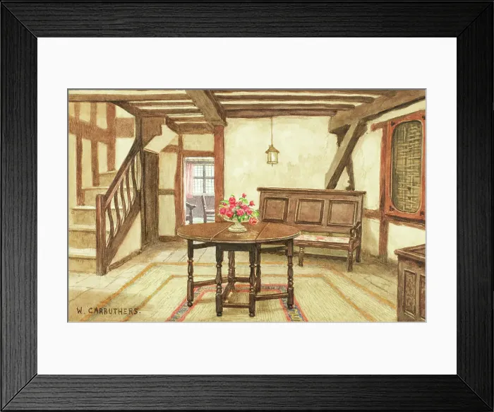 Framed Print : Harvard House, Stratford-upon-Avon, Warwickshire Framed Print : Harvard House, Stratford-upon-Avon, Warwickshire