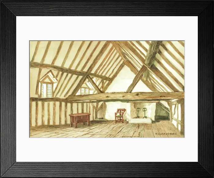 Framed Print : The Solar, Mary Arden's House, Stratford-upon-Avon Framed Print : The Solar, Mary Arden's House, Stratford-upon-Avon