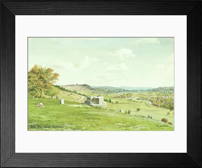 Framed Print : Box Hill, near Dorking, Surrey Framed Print : Box Hill, near Dorking, Surrey
