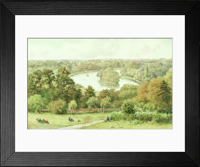 Framed Print : River Thames at Richmond-on-Thames, Surrey Framed Print : River Thames at Richmond-on-Thames, Surrey