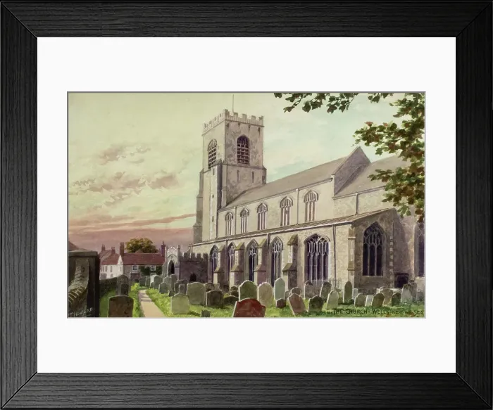 Framed Print : St Nicholas Church, Wells-next-the-Sea, Norfolk