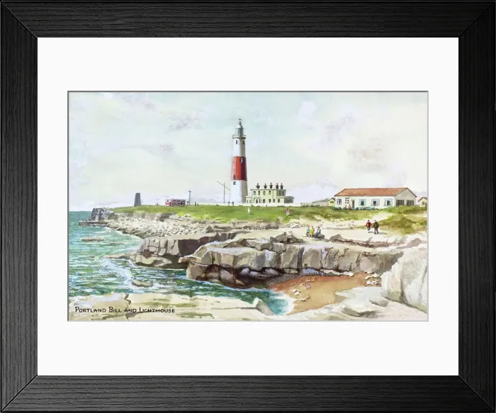 Framed Print : Portland Bill and Lighthouse, Weymouth, Dorset Framed Print : Portland Bill and Lighthouse, Weymouth, Dorset