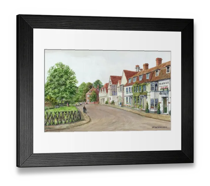 Framed Print : Street in Winchelsea, Sussex Framed Print : Street in Winchelsea, Sussex