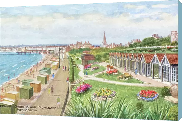 Greenhill Gardens and Promenade, Weymouth, Dorset