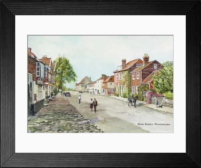 Framed Print : High Street, Winchelsea, Sussex Framed Print : High Street, Winchelsea, Sussex
