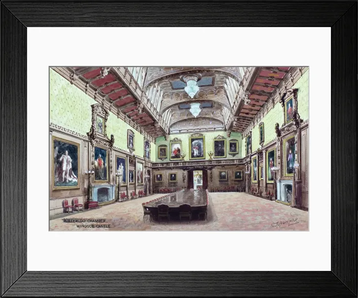Framed Print : Waterloo Chamber, Windsor Castle, Berkshire Framed Print : Waterloo Chamber, Windsor Castle, Berkshire