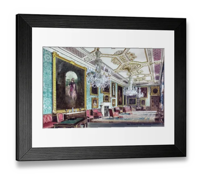 Framed Print : Van Dyck Room, Windsor Castle, Berkshire Framed Print : Van Dyck Room, Windsor Castle, Berkshire