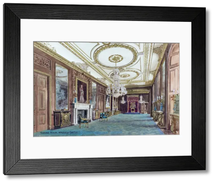 Framed Print : Throne Room, Windsor Castle, Berkshire Framed Print : Throne Room, Windsor Castle, Berkshire