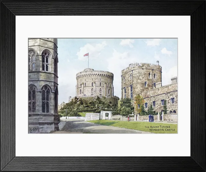 Framed Print : The Round Tower, Windsor Castle, Berkshire Framed Print : The Round Tower, Windsor Castle, Berkshire