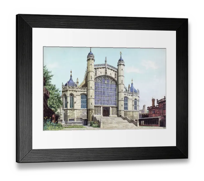 Framed Print : St. George's Chapel, Windsor Castle, Berkshire Framed Print : St. George's Chapel, Windsor Castle, Berkshire