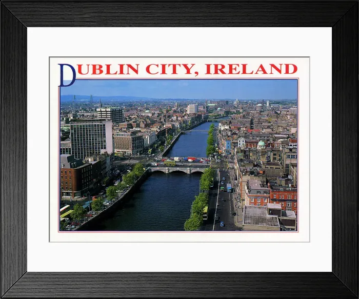 Framed Print : City viewed from Liberty Hall, Dublin, Ireland Framed Print : City viewed from Liberty Hall, Dublin, Ireland