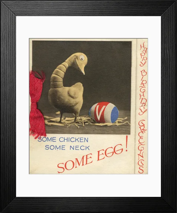 Framed Print : Some Chicken Some Neck Some Egg!