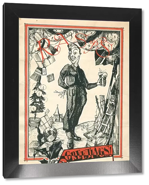 WW2 Christmas Card, Soldier's Greetings