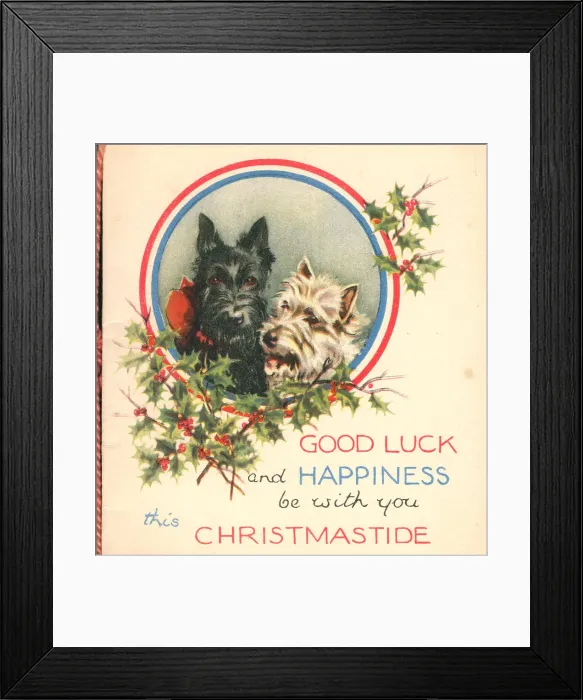 Framed Print : WW2 Christmas Card Framed Print : WW2 Christmas Card