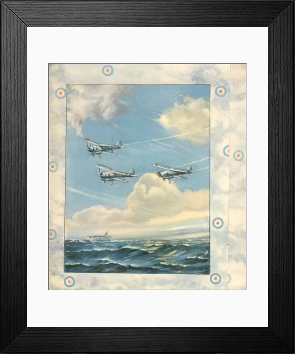 Framed Print : WW2 R. A. F. Birthday Card Framed Print : WW2 R. A. F. Birthday Card