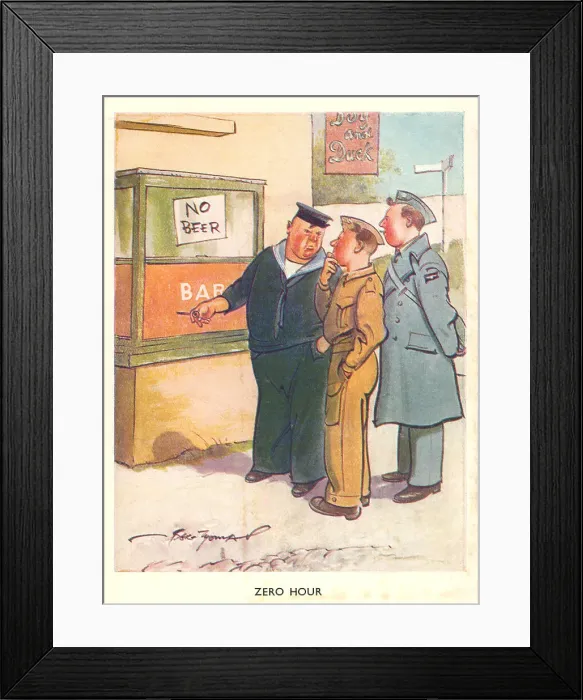 Framed Print : WW2 Greetings Card, Zero Hour Framed Print : WW2 Greetings Card, Zero Hour